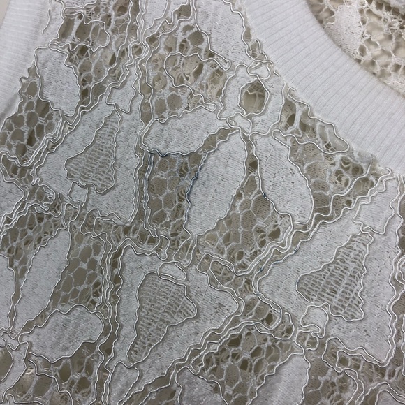 Anthropologie Deletta Scalloped Lace Tank Size S - Picture 6 of 7